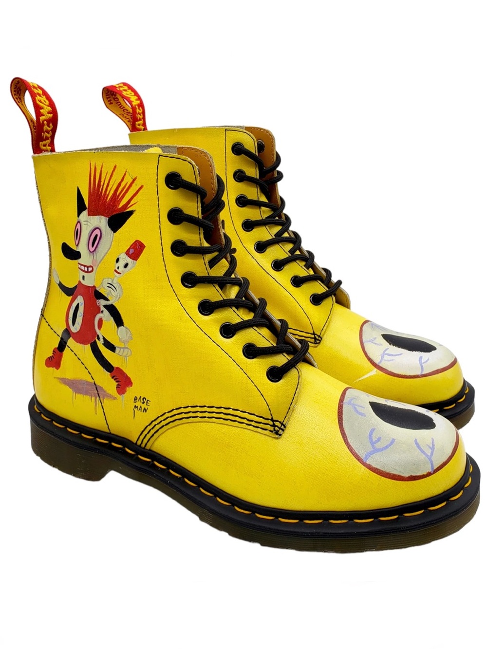 Dr. Martens x Gary Baseman Toby Yellow Mens size 11 NEW!!! EXTREMELY RARE!!! - Picture 2 of 12